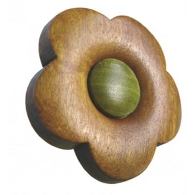 Wooden Flower Knob 423AM